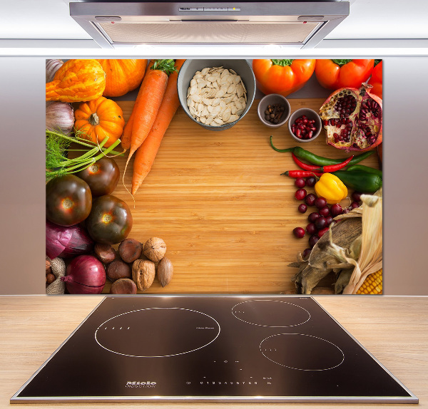 Panel para cocina Verduras de otoño