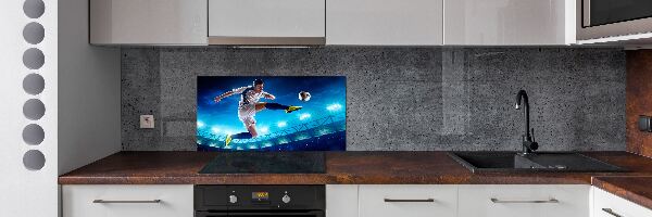 Panel de pared de cocina Futbolista