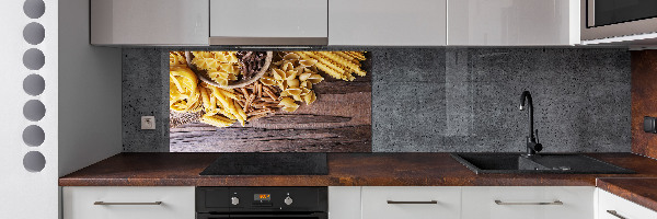 Panel de pared de cocina Mezcla de pasta