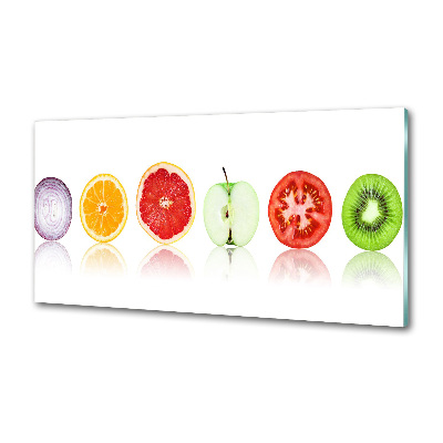 Panel antisalpicaduras Frutas y verduras