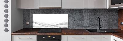 Panel antisalpicaduras Ondas abstractas