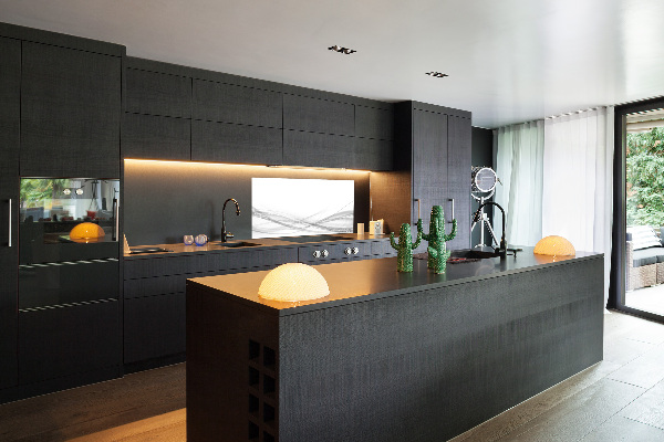 Panel antisalpicaduras Ondas abstractas