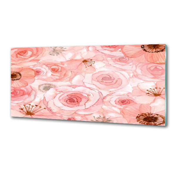 Salpicadero de cocina Patrón floral