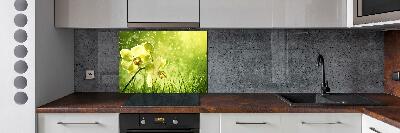 Panel między meble w kuchni Orchidea