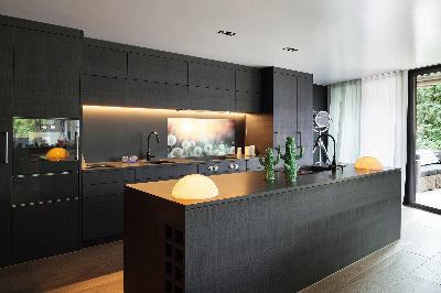 Panel de pared de cocina Campo de dientes de león