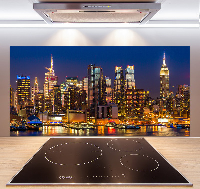 Panel para cocina Manhattan de noche