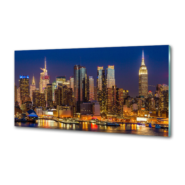 Panel para cocina Manhattan de noche