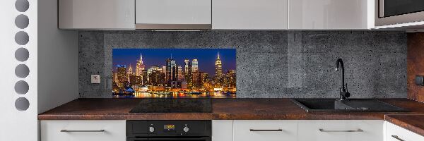 Panel para cocina Manhattan de noche