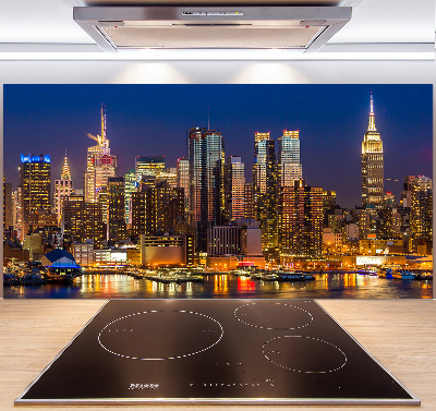 Panel para cocina Manhattan de noche