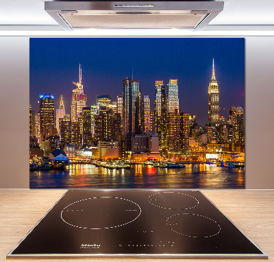 Panel para cocina Manhattan de noche
