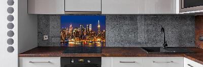 Panel para cocina Manhattan de noche
