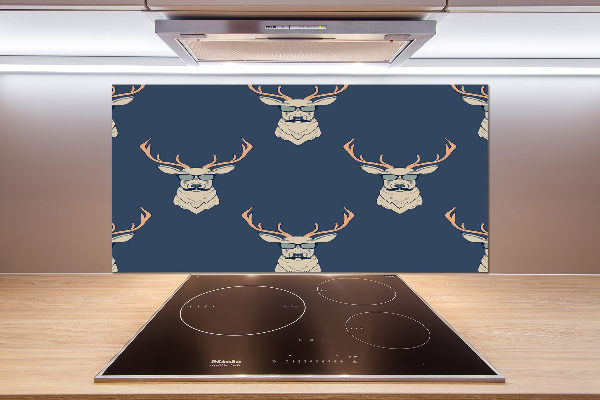 Panel de pared de cocina Ciervo hipster