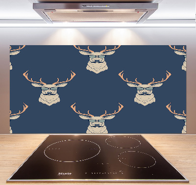Panel de pared de cocina Ciervo hipster