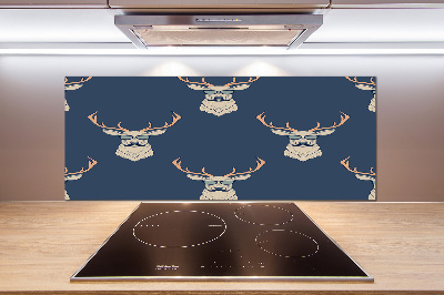 Panel de pared de cocina Ciervo hipster