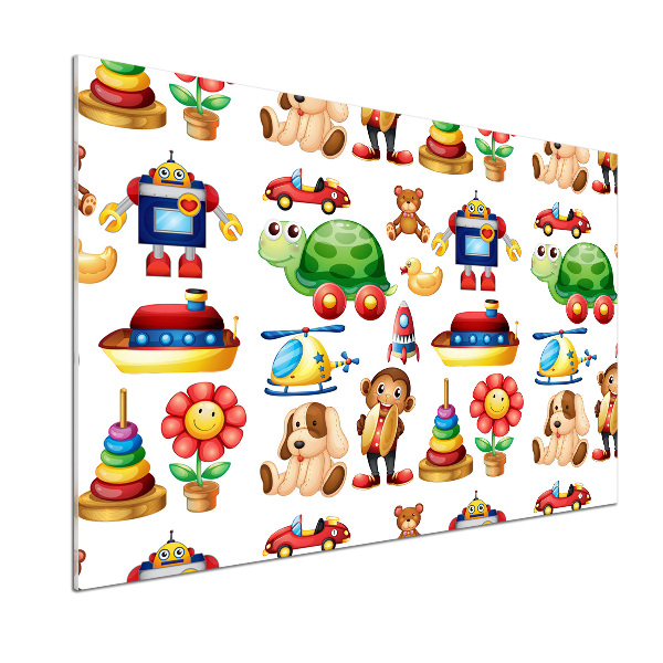 Panel de pared de cocina Juguetes