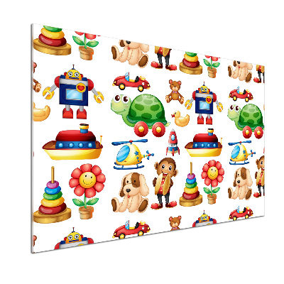 Panel de pared de cocina Juguetes