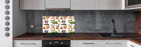 Panel de pared de cocina Juguetes