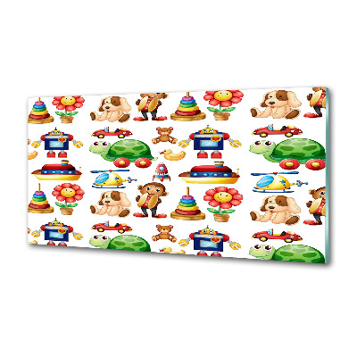 Panel de pared de cocina Juguetes