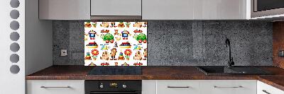Panel de pared de cocina Juguetes