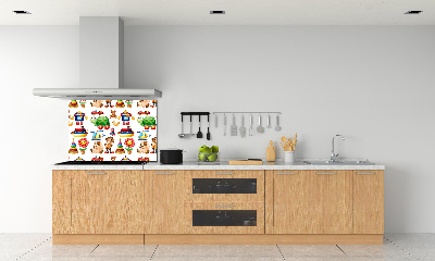 Panel de pared de cocina Juguetes