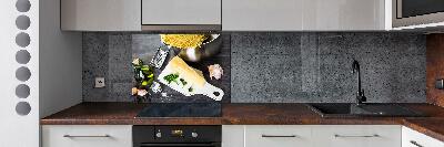 Panel lacobel Makaron z czosnkiem