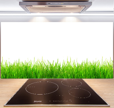 Panel szklany do kuchni Trawa