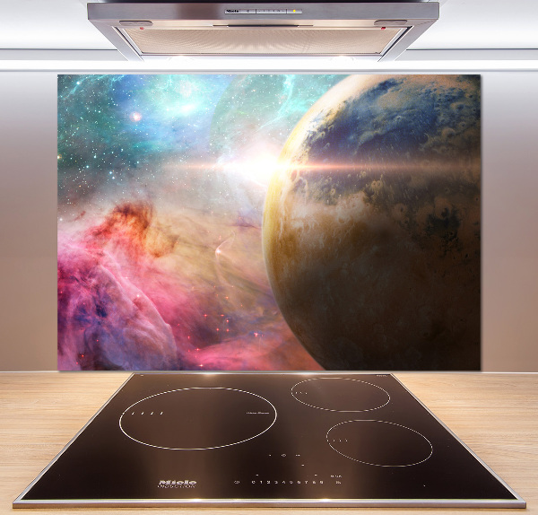 Panel de pared de cocina Galaxia