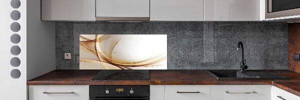 Panel do kuchni Abstrakcja fale