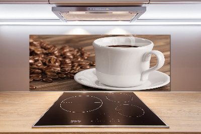 Salpicadero de cocina Una taza de café