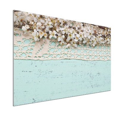 Salpicadero de cocina flores de cerezo