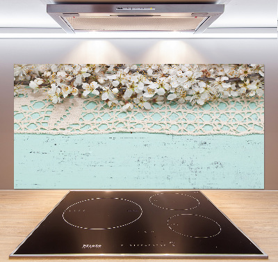 Salpicadero de cocina flores de cerezo