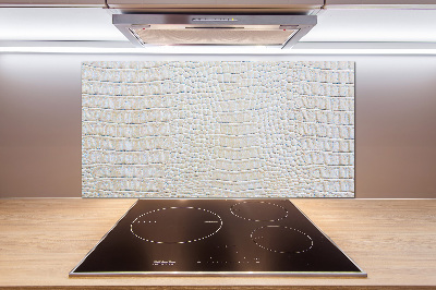 Salpicadero para cocina piel de cocodrilo