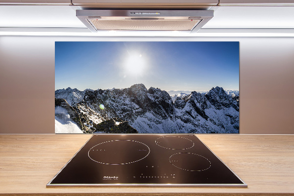 Panel do kuchni Zima w Tatrach