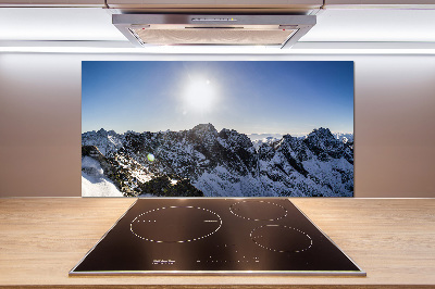 Salpicadero para cocina Invierno en los montes Tatra