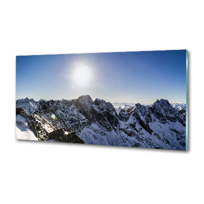 Panel do kuchni Zima w Tatrach