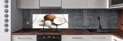 Salpicadero de cocina Aceite de coco