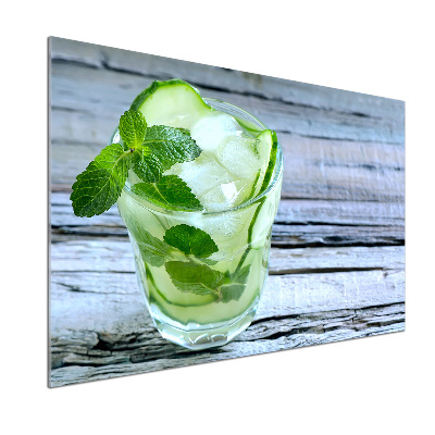 Salpicadero para cocina agua de pepino