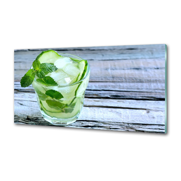 Salpicadero para cocina agua de pepino