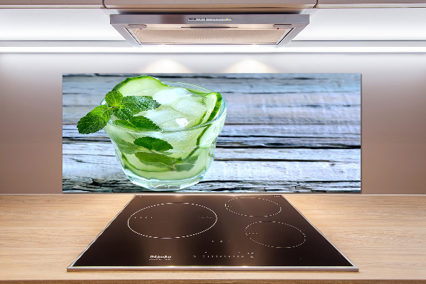 Salpicadero para cocina agua de pepino