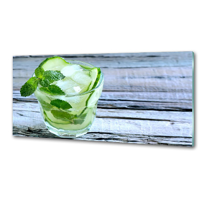 Salpicadero para cocina agua de pepino