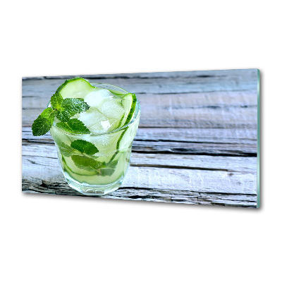 Salpicadero para cocina agua de pepino