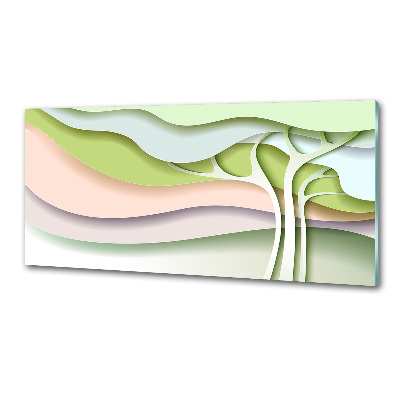 Panel de pared de cocina Árbol abstracto