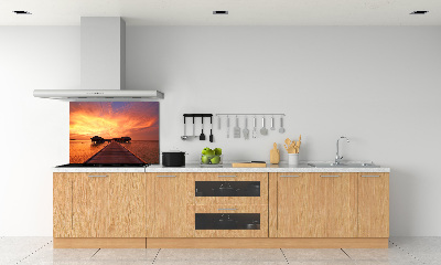 Salpicadero de cocina Bungalows en Maldivas