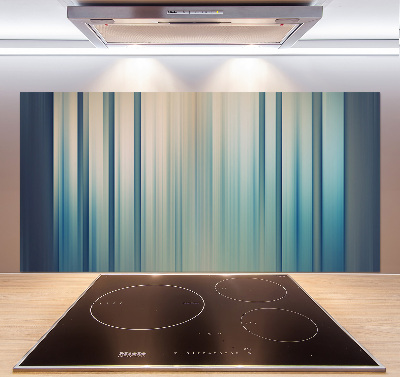 Panel de pared de cocina Rayas azules