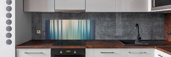Panel de pared de cocina Rayas azules
