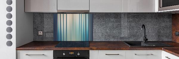 Panel de pared de cocina Rayas azules