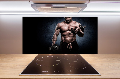 Panel de pared de cocina desarrollo muscular