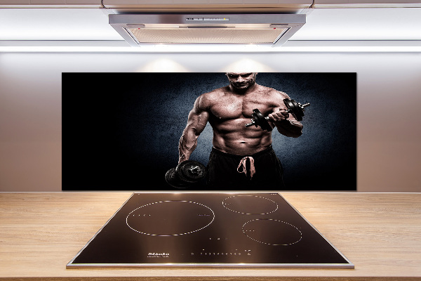 Panel de pared de cocina desarrollo muscular