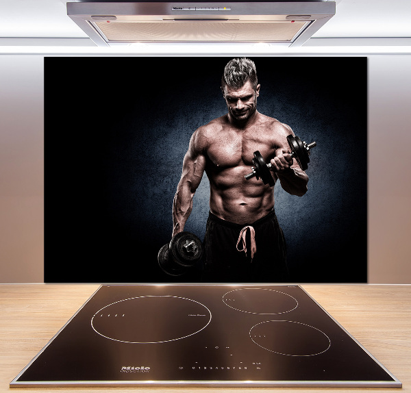 Panel de pared de cocina desarrollo muscular