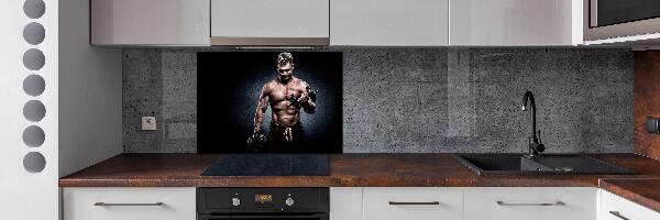 Panel de pared de cocina desarrollo muscular